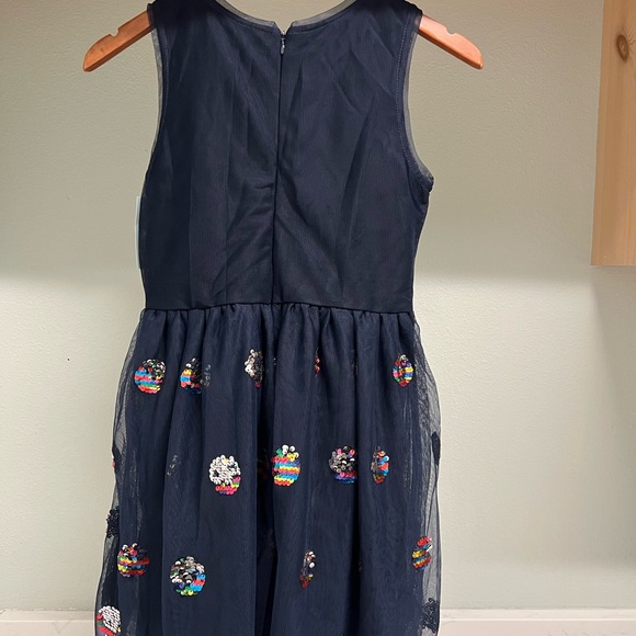 Cat & Jack Navy Dress with Colorful Sequins – Girls Size Large (NWT) - Picture 3 of 4